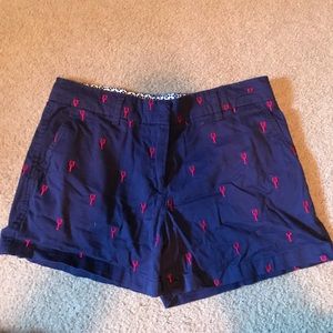 british khaki lobster shorts